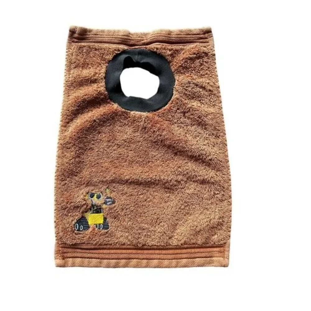 Handmade Baby Bibs Disney Embroidered Stretch Neck Goofy Pluto & Wall-E